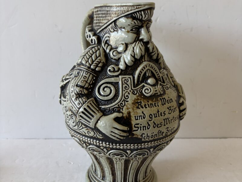 German beer pitcher figural 9.5" tall