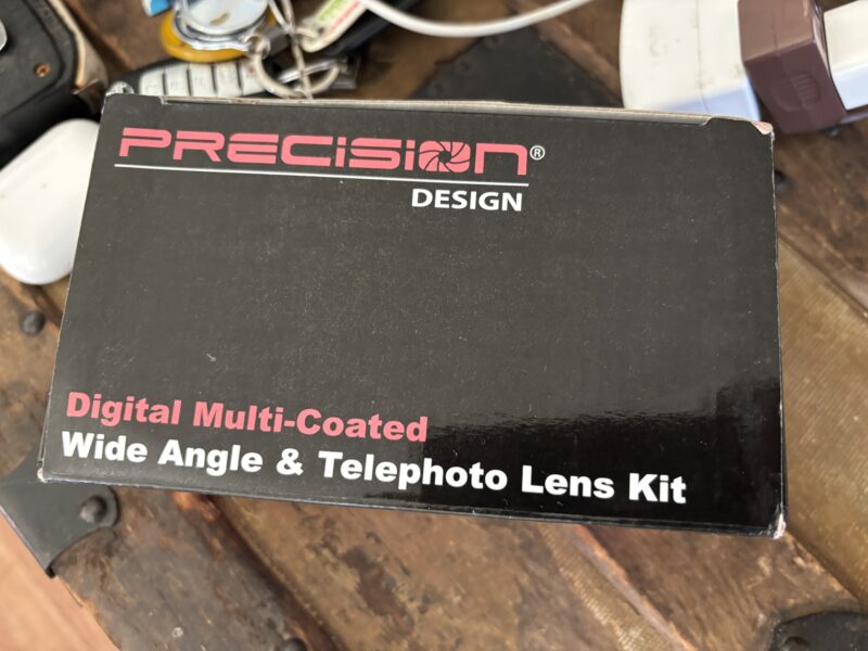 Precision Design digital multicoated wide angles & telephoto lens kit