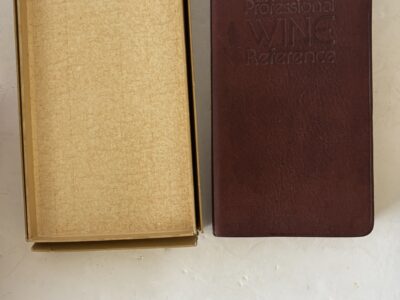 1978 The Professional Wine Reference F E Johnson full grain hide cover