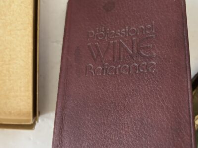 1978 The Professional Wine Reference F E Johnson full grain hide cover
