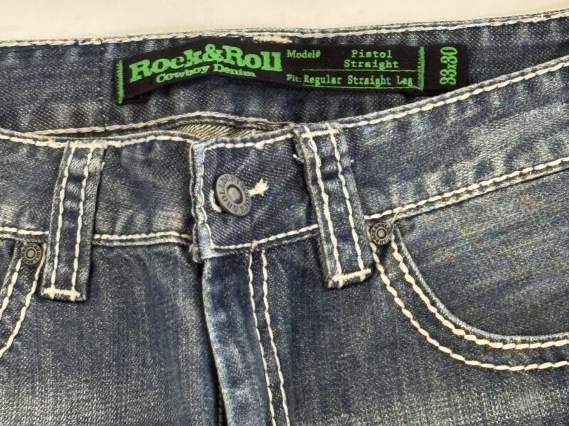 Rock & Roll cowboy denim 33x30 Model Pistol Straight Regular
