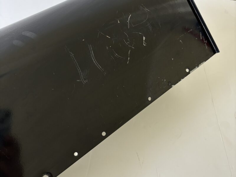 Used black mailbox