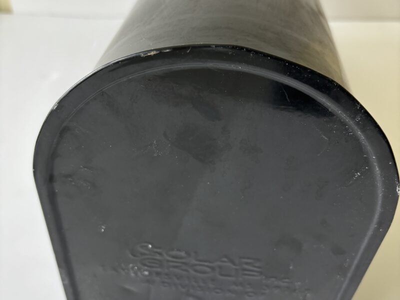 Used black mailbox