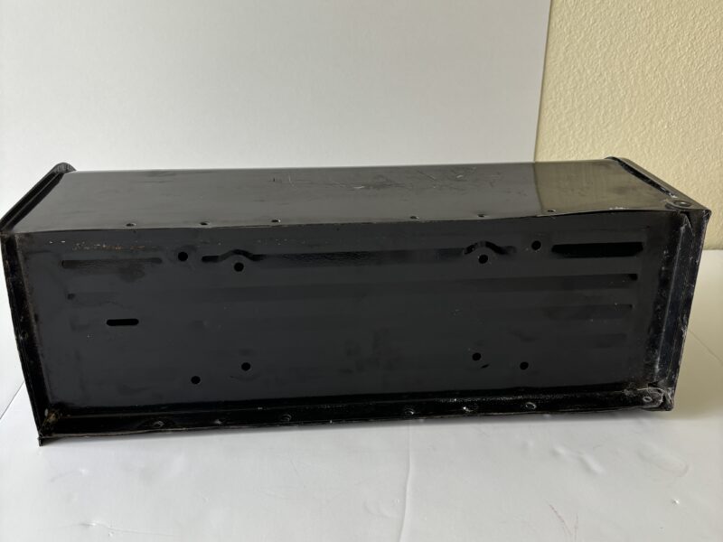 Used black mailbox