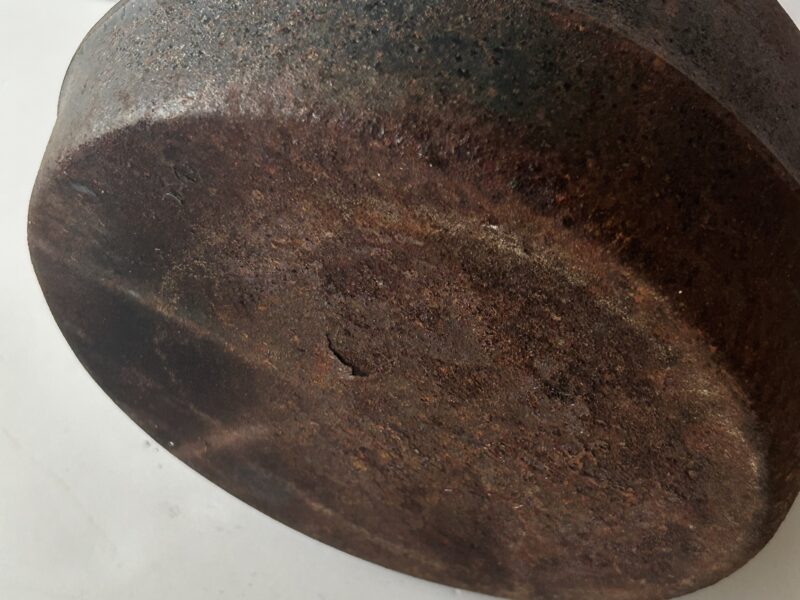 Antique Large Cast Iron Kettle