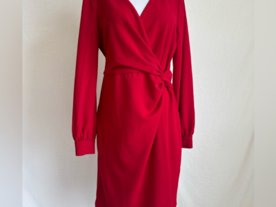 NWT DKNY red dress size 12