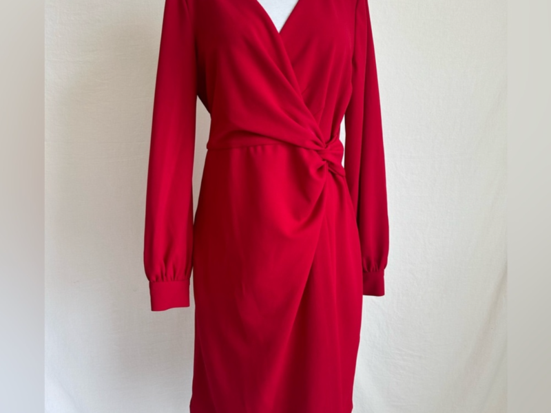 NWT DKNY red dress size 12