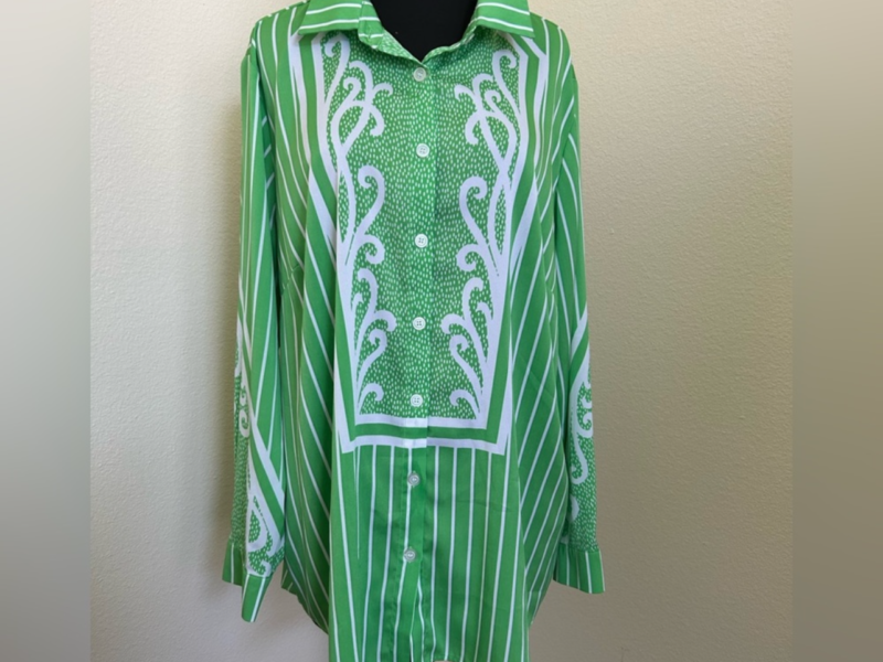 Vintage Bob Mackie women blouse 1x
