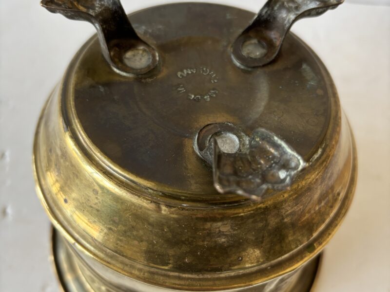 English brass planter
