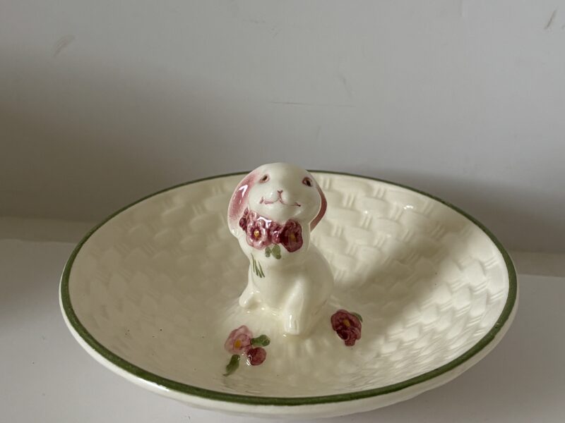 Vintage Avon Easter Bunny candy dish