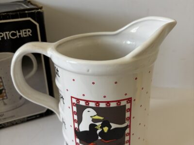 Ceramic Country Pitcher 1 quart measuring cup