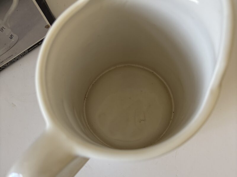 Ceramic Country Pitcher 1 quart measuring cup