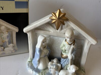 Small Christmas nativity figurine by Dolgencorp