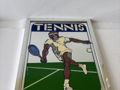 TENNIS Wall decor mirror art 15x12 ready to hang