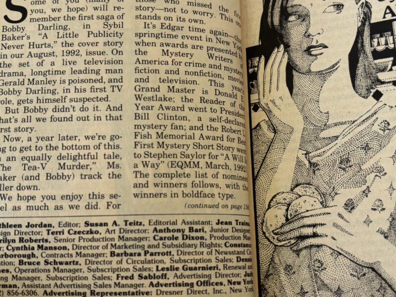 Alfred Hitchcock Mystery Magazine August 1993