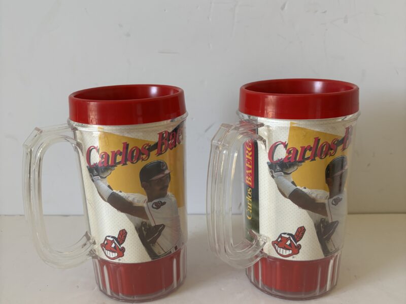 MLB Cleveland Indians #9 Carlos Baerga collector mug