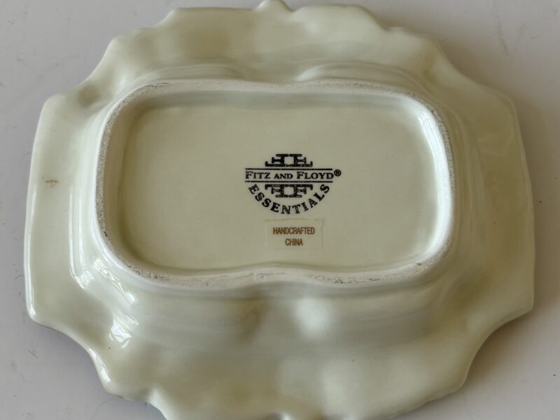Fitz and Floyd Essential floral soap dish or trinket dish