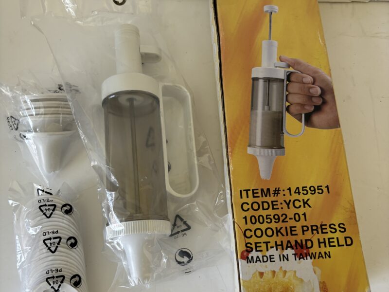 New Hand held Cookie press