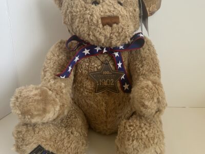 GUND Patriotic Wish Teddy Bear 100th Anniversary Jumbo Plush 2002 May Dept