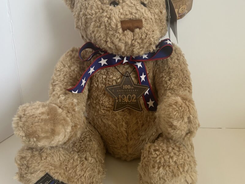 GUND Patriotic Wish Teddy Bear 100th Anniversary Jumbo Plush 2002 May Dept