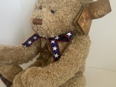 GUND Patriotic Wish Teddy Bear 100th Anniversary Jumbo Plush 2002 May Dept