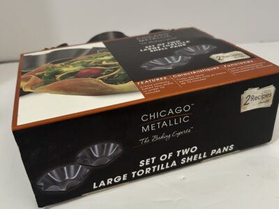 Set of 2 tortilla shell pans
