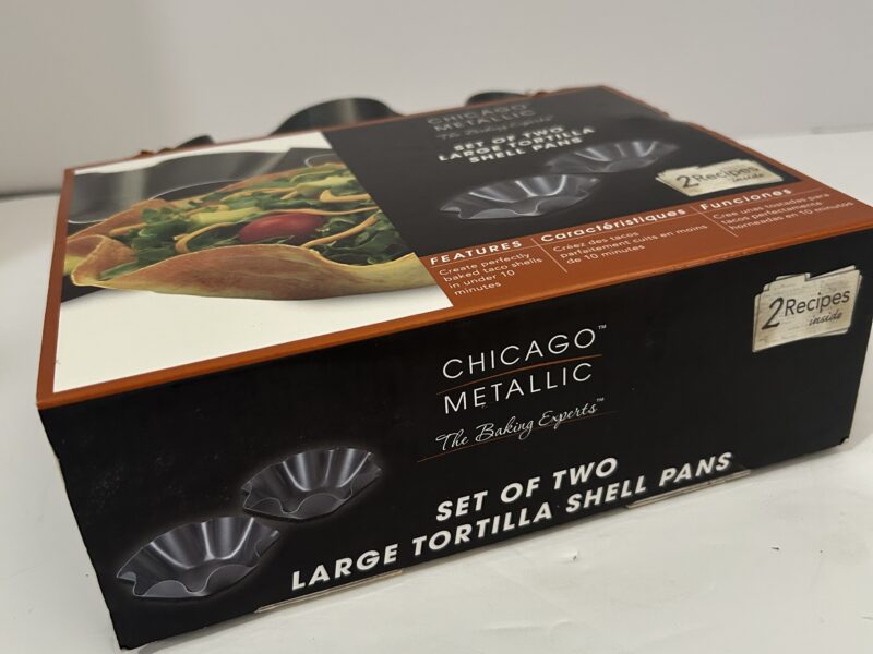 Set of 2 tortilla shell pans