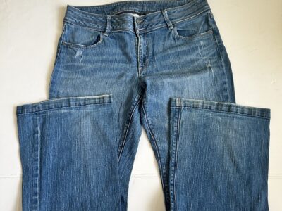 Banana Republic Blue Flare Wide Leg Jeans Size 14