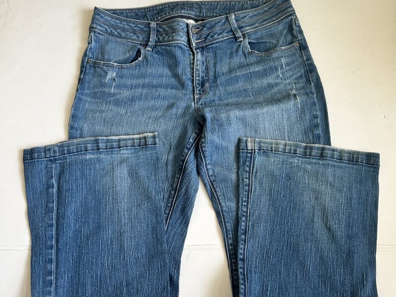 Banana Republic Blue Flare Wide Leg Jeans Size 14