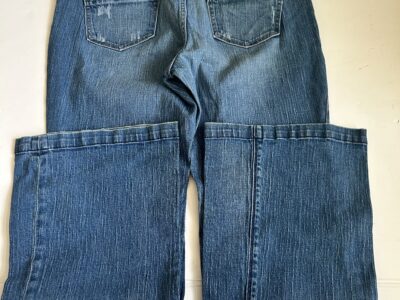 Banana Republic Blue Flare Wide Leg Jeans Size 14