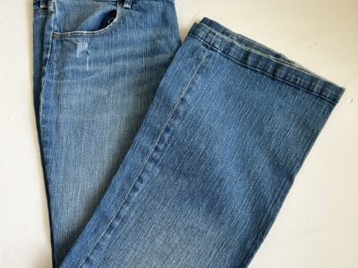 Banana Republic Blue Flare Wide Leg Jeans Size 14