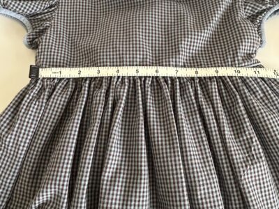 Strasburg Black and White Gingham Sundress with Peter Pan Collar 5y
