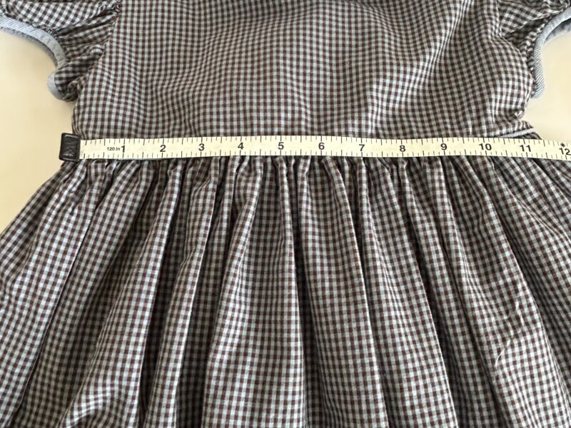 Strasburg Black and White Gingham Sundress with Peter Pan Collar 5y
