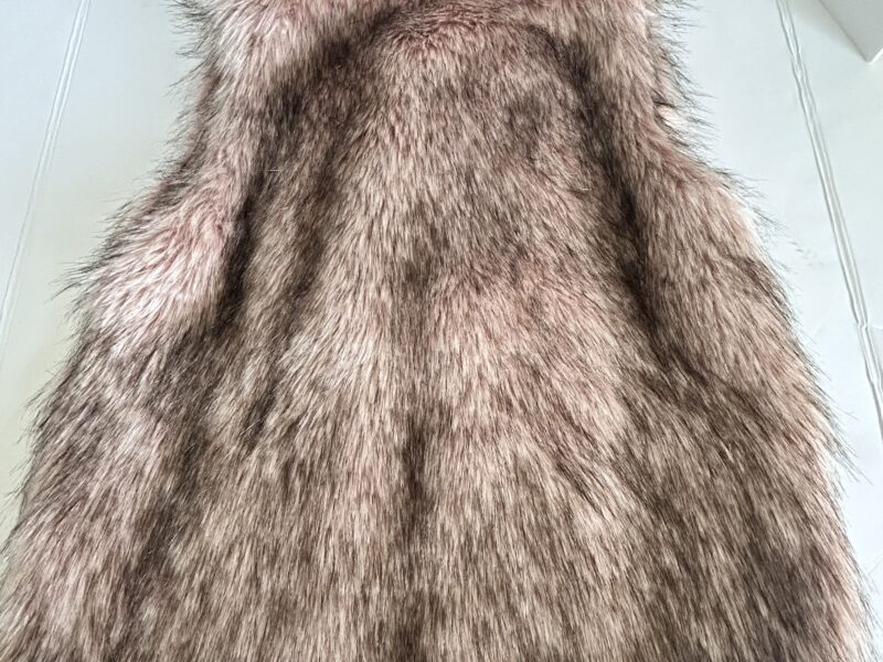 BCBGeneration Brown Faux Fur Vest Cozy and Stylish