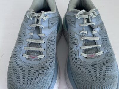 Hoka Blue and Orange Athletic Shoes with Breathable Mesh 8.5