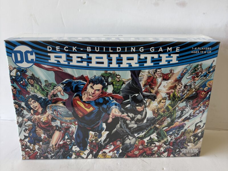 New DC Deck-Building Game Superheroes REBIRTH by Cryptozoic Entertainment