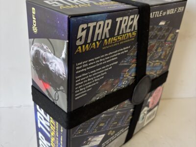 STAR TREK Away Missions miniature board game 2 players fed vs borg