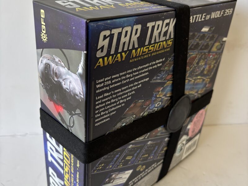 STAR TREK Away Missions miniature board game 2 players fed vs borg