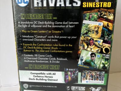 DC RIVALS Deck-building game Green Lantern vs Sinestro NIP