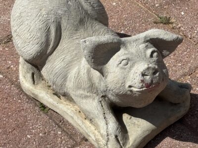 Vintage Large 13" Pig statue or doorstop