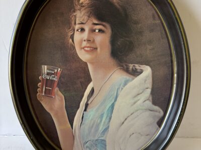 Vintage 15" Coca-Cola Oval Tin Tray