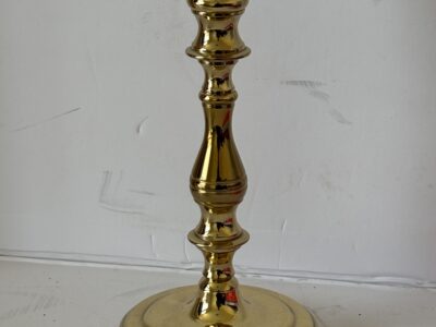 Baldwin 7" tall brass candle holder polished brass stand