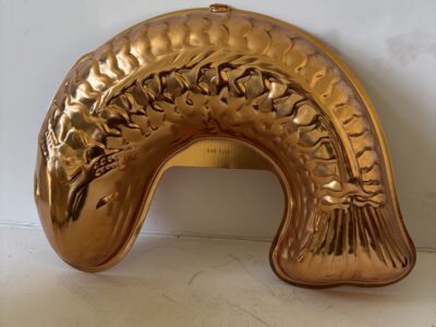 Copper fish mold or kitchen wall decor
