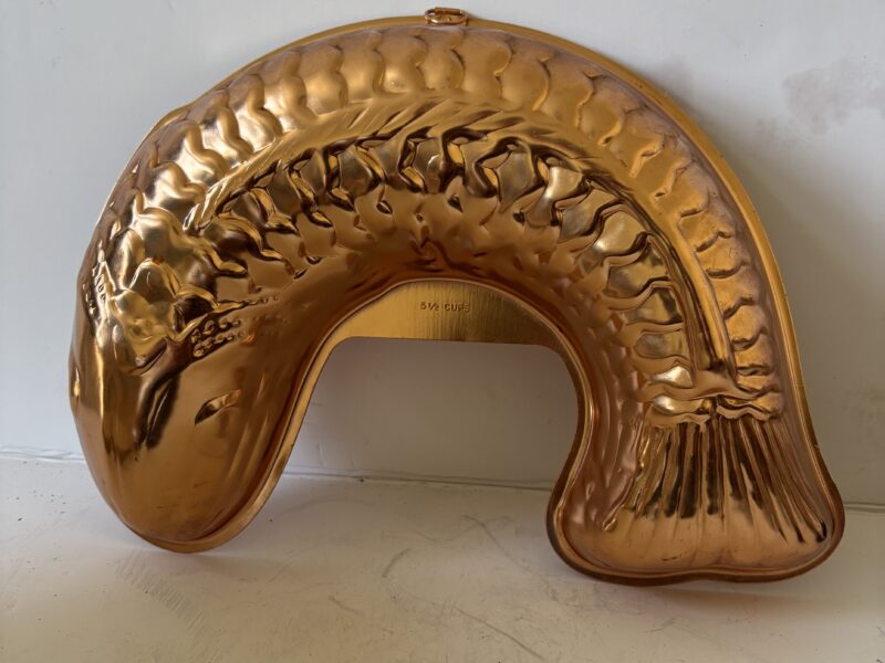 Copper fish mold or kitchen wall decor