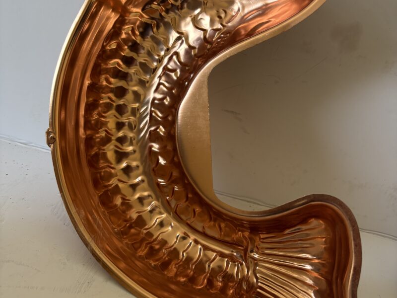Copper fish mold or kitchen wall decor