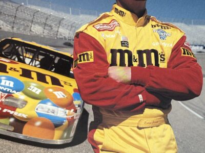 Vintage NASCAR Ernie Irvan 8x10 print inspirational