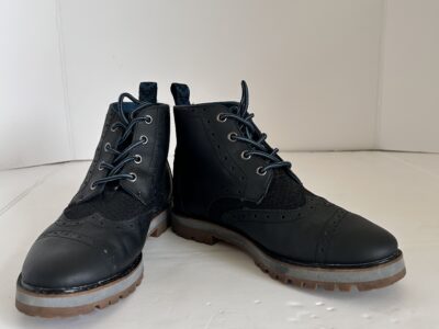 Toms black and brown ankle boots Brogue sz 7 Men