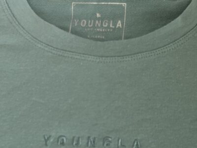 YoungLA Green Sleeveless Tank Top with Soft Fabric