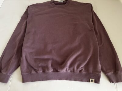 Classic Purple Crewneck Sweater with Relaxed Fit
