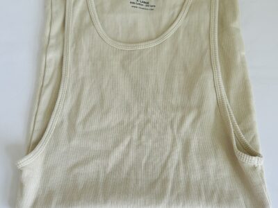 YoungLA Cream Sleeveless Tank Top XL